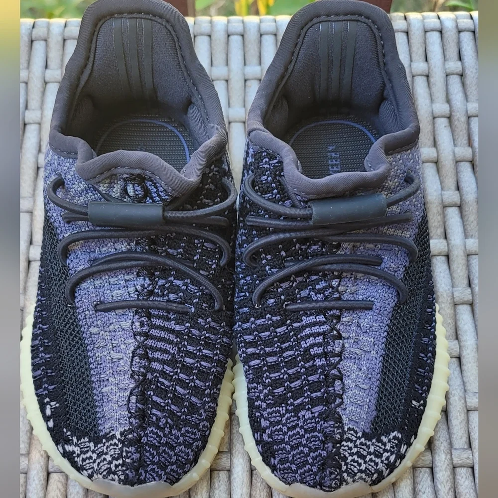 Adidas Yeezy Boost 350 V2 Black and Purple Shoes